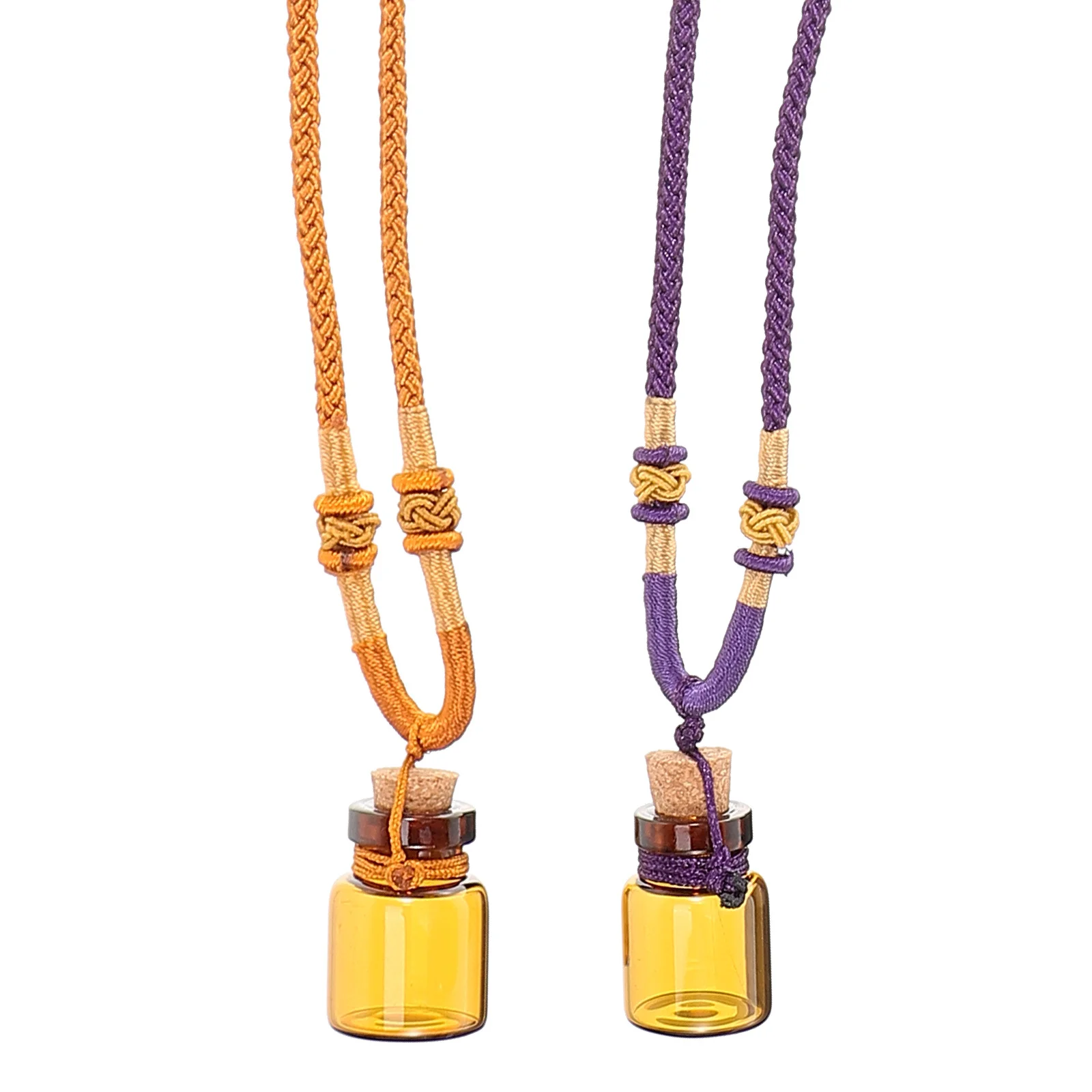 2Pcs Essential Oil Bottle Necklaces Unique Perfume Bottle Pendants Decorative Empty Glass Bottles Essential Oil Holders
2Pcs Essential Oil Bottle Necklaces Unique Perfume Bottle Pendants Decorative Empty Glass Bottles Essential Oil Holders