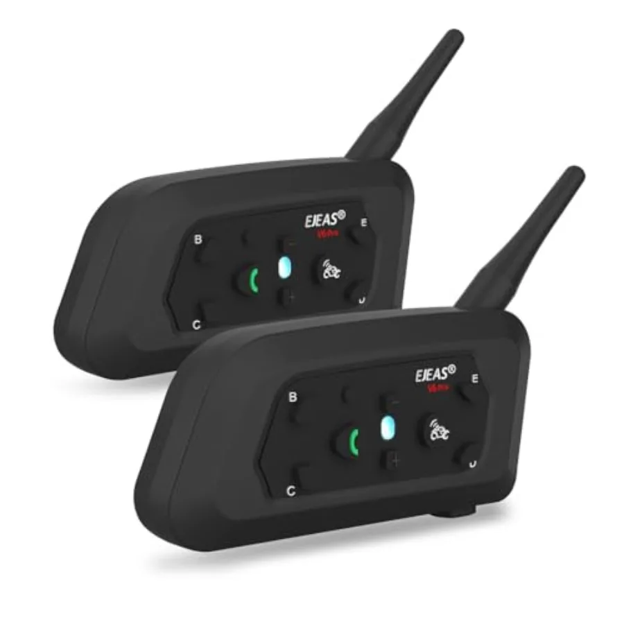 V6 Pro Bluetooth Communication Systems Headset with 1200m Waterproof/Noise Reduction/Hands-Free Calls/Music and GPS, Motorbike/
V6 Pro Bluetooth Communication Systems Headset with 1200m Waterproof/Noise Reduction/Hands-Free Calls/Music and GPS, Motorbike/