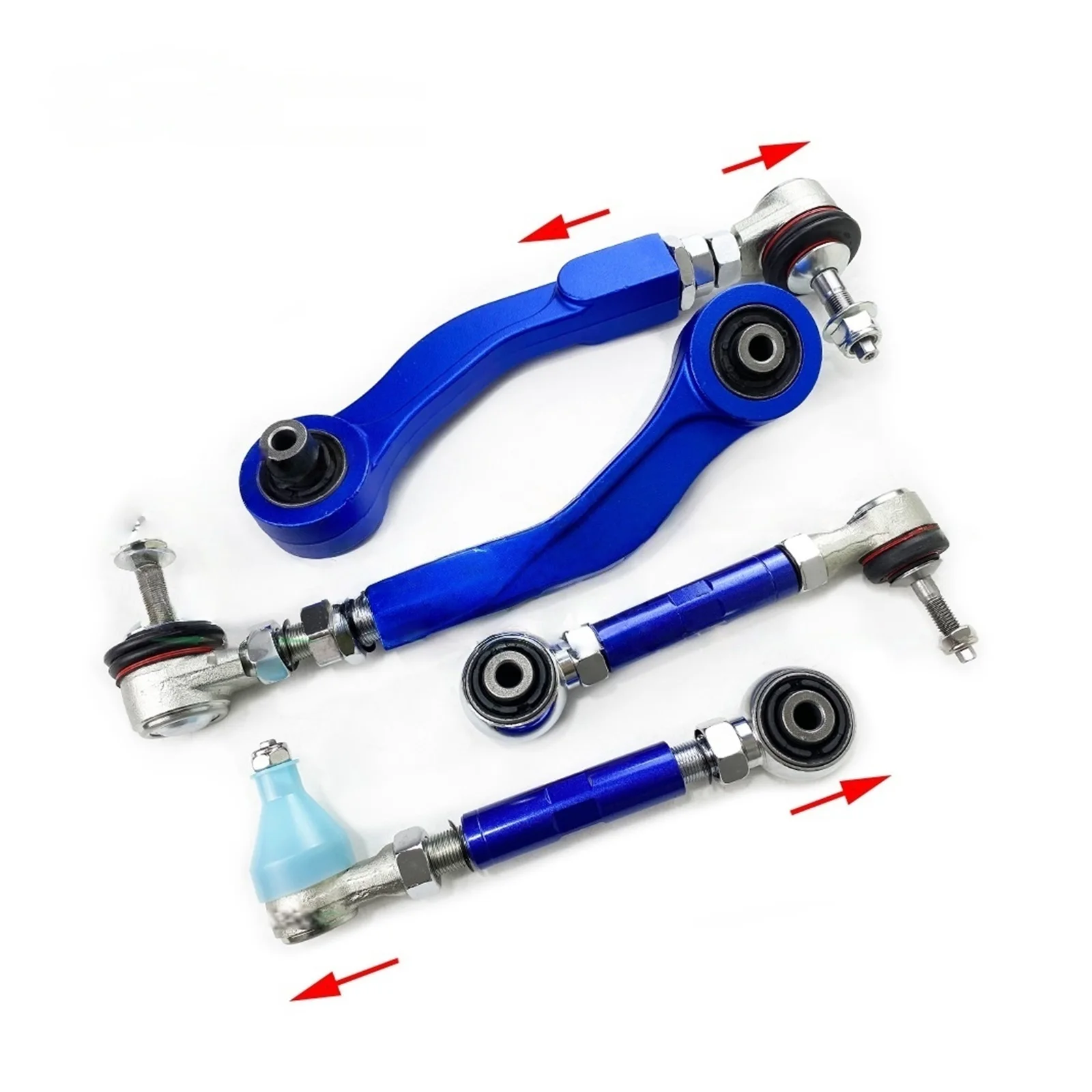 Adjustable Rear Control Arm Set for X-Series X5 E53 1999- 33321095414 33326770859 4 Pieces
Adjustable Rear Control Arm Set for X-Series X5 E53 1999- 33321095414 33326770859 4 Pieces