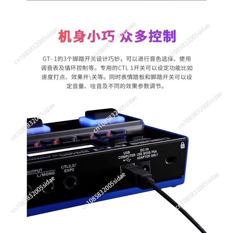 GT-1 Multieffects Гитарная педаль Электрогитара Мультиэффекты Басовая педаль Профессиональный комплексный процессор эффектов
GT-1 Multieffects Гитарная педаль Электрогитара Мультиэффекты Басовая педаль Профессиональный комплексный процессор эффектов