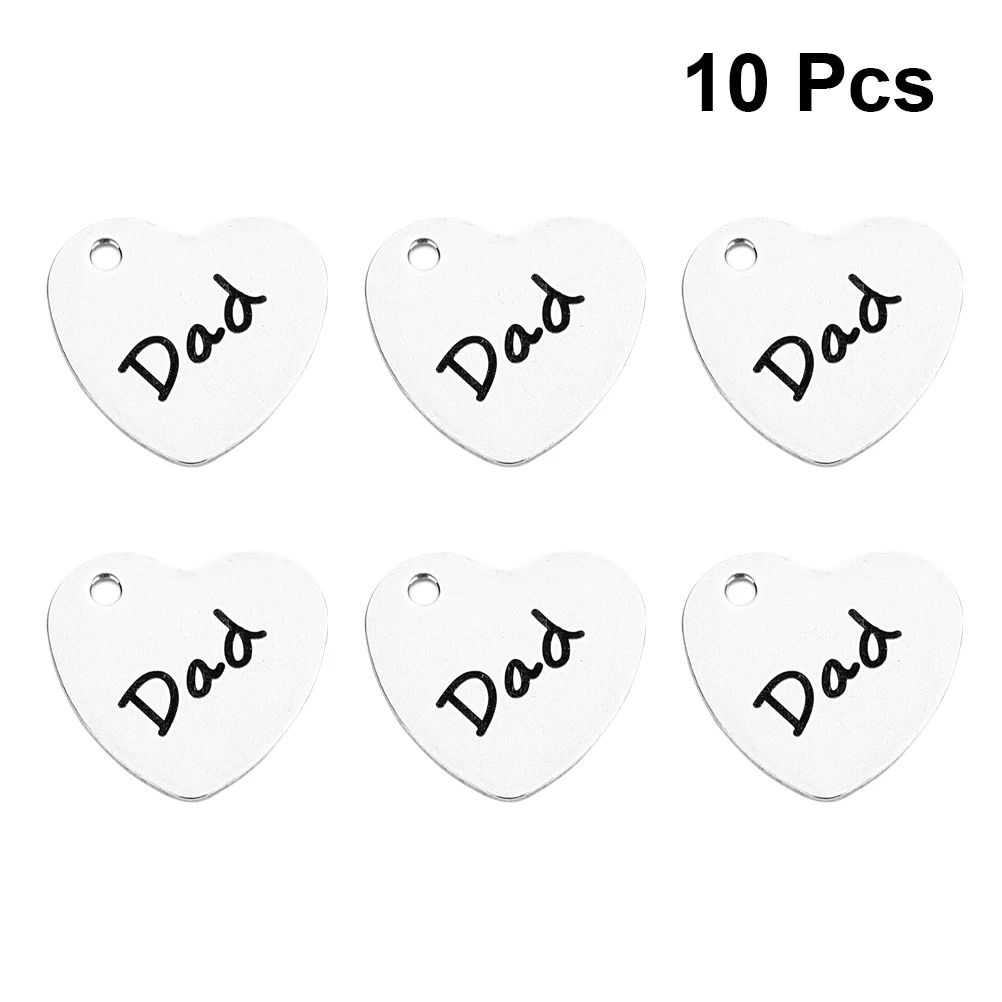 10PCS Stainless Steel Heart Shaped Pendant for Necklace Bracelet Earring DIY Jewelry Making Charms Craft Supplies
10PCS Stainless Steel Heart Shaped Pendant for Necklace Bracelet Earring DIY Jewelry Making Charms Craft Supplies