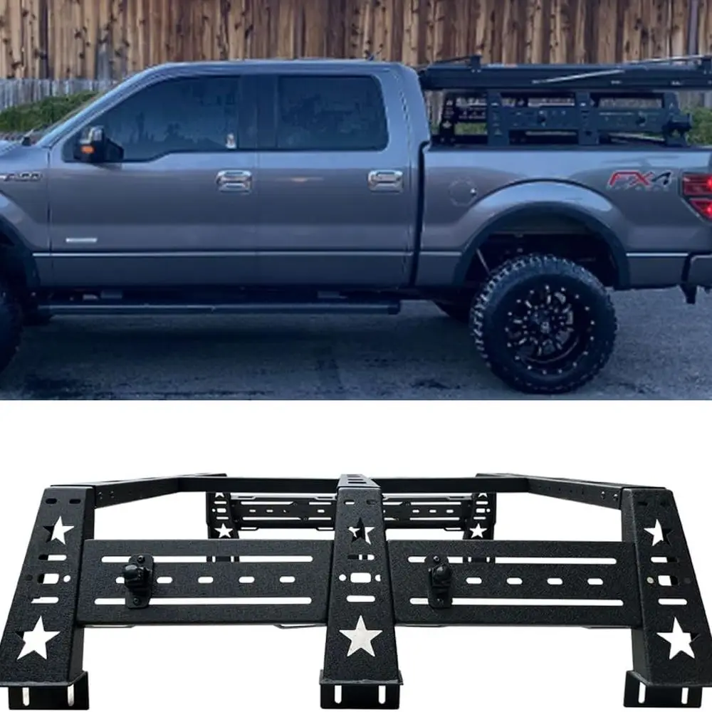 2009-2024 Ford F150 & Raptor Adjustable 13 High Bed Rack Truck Ladder
2009-2024 Ford F150 & Raptor Adjustable 13 High Bed Rack Truck Ladder