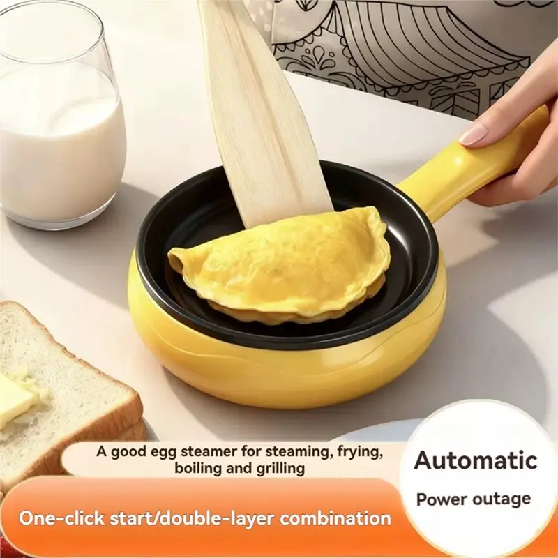 LLCS-Mini Egg Frying Pan Stainless Steel Steamer Pot Top Steaming& Bottom Cooking For Home Fried Eggs And Breakfast
LLCS-Mini Egg Frying Pan Stainless Steel Steamer Pot Top Steaming& Bottom Cooking For Home Fried Eggs And Breakfast