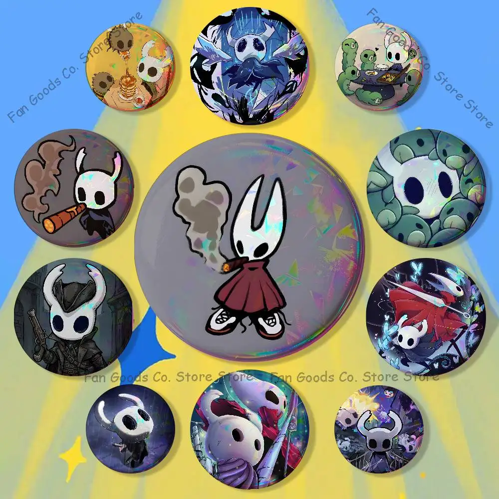 H-Hollow Game K-Knight Enamel Pins Funny Cartoon Characters Badge Fashion Jewelry Accessories Round Snap-in Brooch on Backpack
H-Hollow Game K-Knight Enamel Pins Funny Cartoon Characters Badge Fashion Jewelry Accessories Round Snap-in Brooch on Backpack
