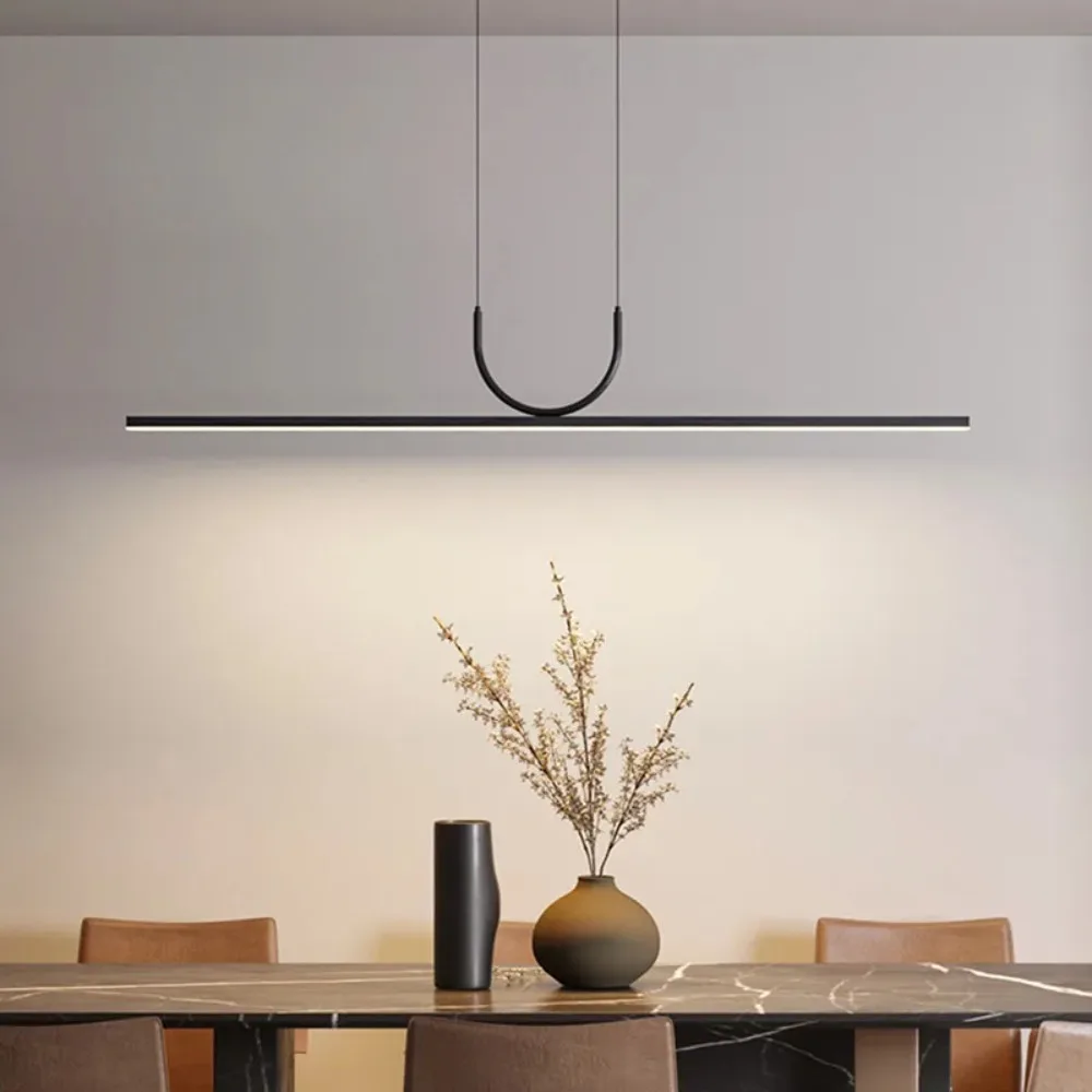 Modern Black Pendant Lamp Simple LED Ceiling Chandelier for Table Dining Room Kitchen Island Home Decor Hanging Lighting Fixture
Modern Black Pendant Lamp Simple LED Ceiling Chandelier for Table Dining Room Kitchen Island Home Decor Hanging Lighting Fixture