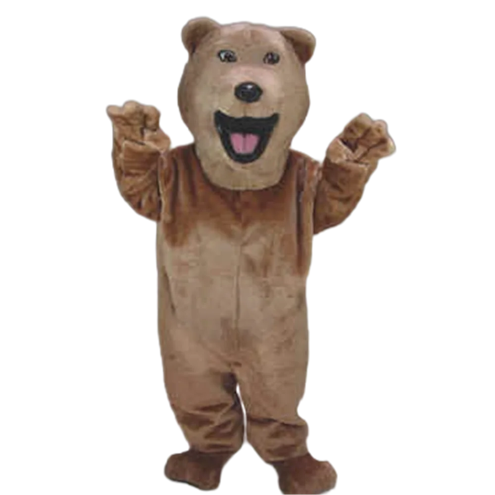 Openmouthed Light Brown Bear Mascot Costume Adult Size Cartoon Character Mascotte Outfit Suit Carnival Party Costume SW493
Openmouthed Light Brown Bear Mascot Costume Adult Size Cartoon Character Mascotte Outfit Suit Carnival Party Costume SW493
