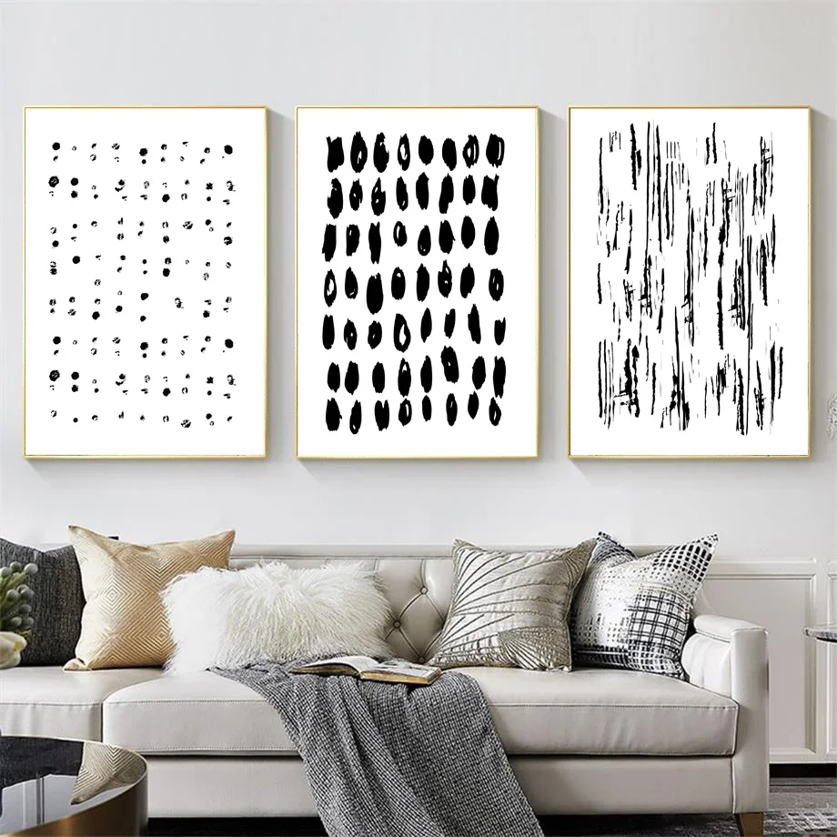 Abstract Watercolor Prints Dots Line Poster Minimalist Black and White Wall Art Canvas Painting Pictures For Living Room Decor
Abstract Watercolor Prints Dots Line Poster Minimalist Black and White Wall Art Canvas Painting Pictures For Living Room Decor
