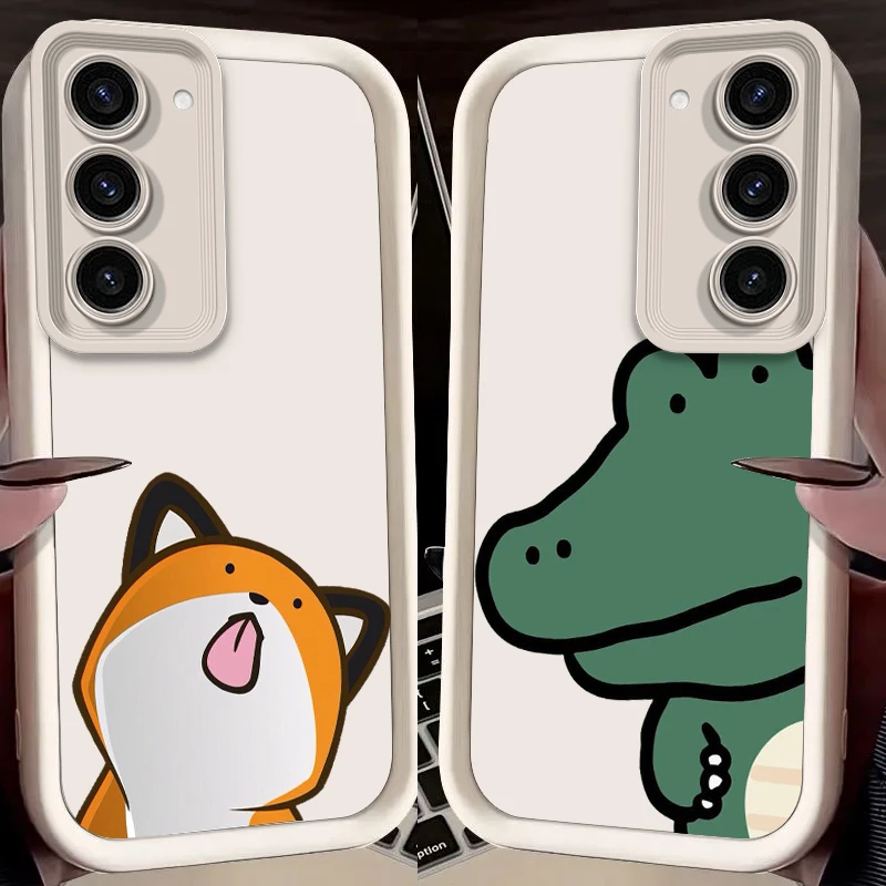 Animal Cartoon Cute Fashion For Samsung Note 20 S24 S23 S22 S21 S20 Ultra Plus FE A25 A23 A22 A15 A31 5G Eye Ladder Cover
Animal Cartoon Cute Fashion For Samsung Note 20 S24 S23 S22 S21 S20 Ultra Plus FE A25 A23 A22 A15 A31 5G Eye Ladder Cover