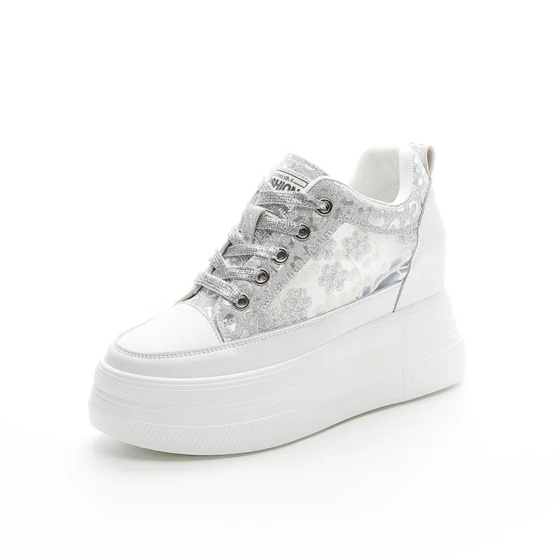 Women's White Leather Platform Sneakers 8cm Thick Sole Height Increasing Summer Sports Shoes 2026 New Arrival
Women's White Leather Platform Sneakers 8cm Thick Sole Height Increasing Summer Sports Shoes 2026 New Arrival