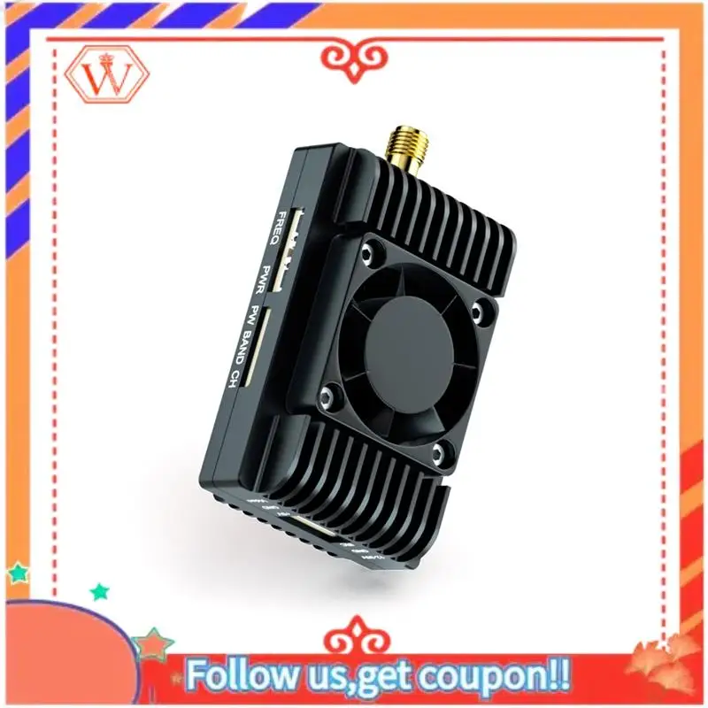 Durable 5.8G 8W 48CH VTX Video Transmitter PIT/0.6W/1.6W/5W/8W Adjustable Withmic Forrc FPV Long Range Drone
Durable 5.8G 8W 48CH VTX Video Transmitter PIT/0.6W/1.6W/5W/8W Adjustable Withmic Forrc FPV Long Range Drone