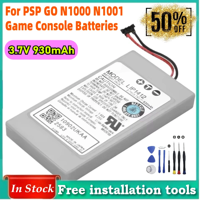 Аккумулятор 3.7V 930mAh LIP1412 для игровой консоли PSP GO N1000 N1001
Аккумулятор 3.7V 930mAh LIP1412 для игровой консоли PSP GO N1000 N1001