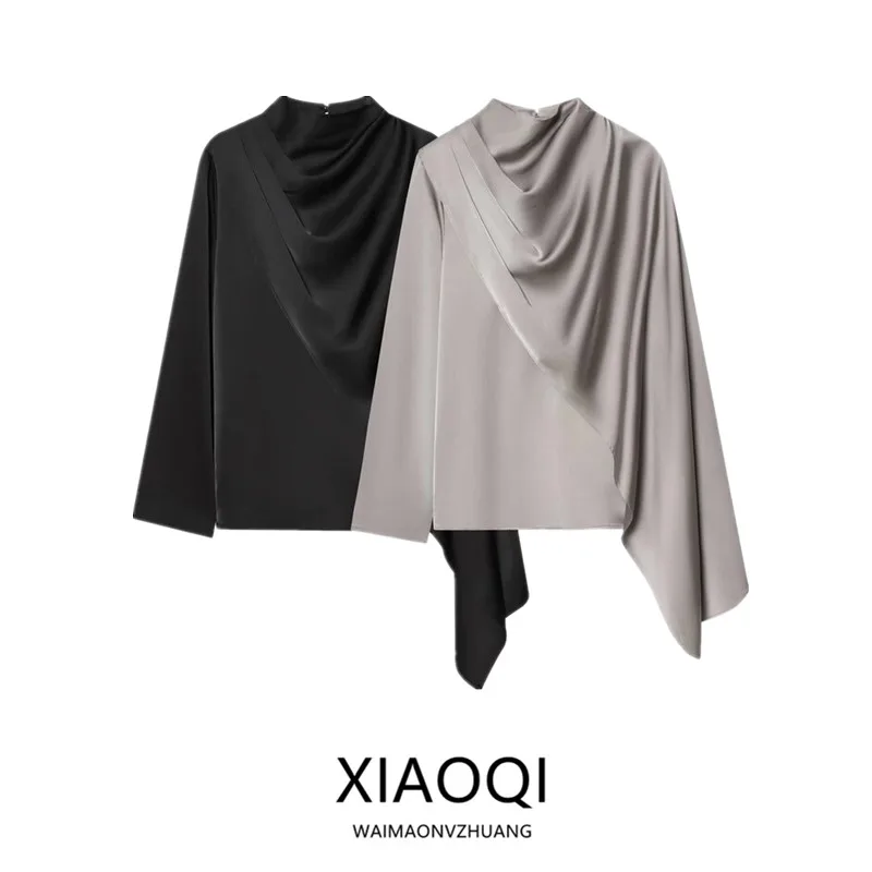 Spring 2026 Women's Loose Versatile awl High Quali Top Design Sensation Faionable Casual Long Sve irt
Spring 2026 Women's Loose Versatile awl High Quali Top Design Sensation Faionable Casual Long Sve irt