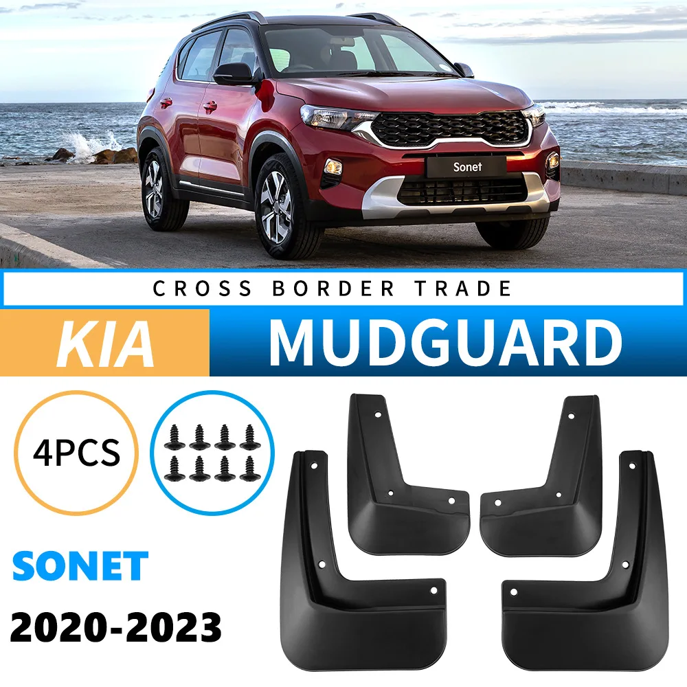 Car Auto Wheel Mud Flaps Splash Guards Fender for Kia Imported Sonet 2020-2023 High Density Shockproof Rubber Material
Car Auto Wheel Mud Flaps Splash Guards Fender for Kia Imported Sonet 2020-2023 High Density Shockproof Rubber Material