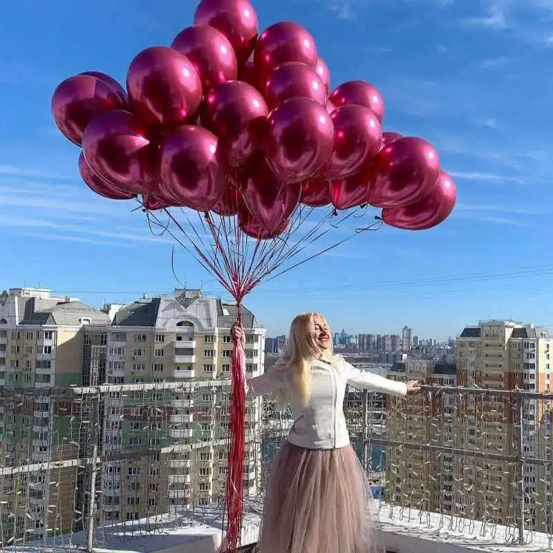 Metallic Gloss Balloons 10 inch 12 inch Wedding Room Decoration Party Arch Decoration Gold Chrome Latex Solid Color Balloons
Metallic Gloss Balloons 10 inch 12 inch Wedding Room Decoration Party Arch Decoration Gold Chrome Latex Solid Color Balloons