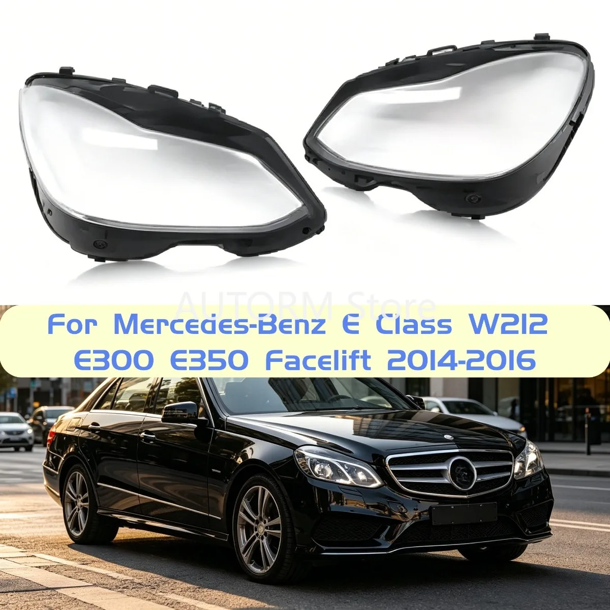 Pair Car Headlight Cover For Mercedes-Benz E Class W212 E300 E350 Facelift 2014 2015 2016 Headlight Lamp Cover Accessories
Pair Car Headlight Cover For Mercedes-Benz E Class W212 E300 E350 Facelift 2014 2015 2016 Headlight Lamp Cover Accessories