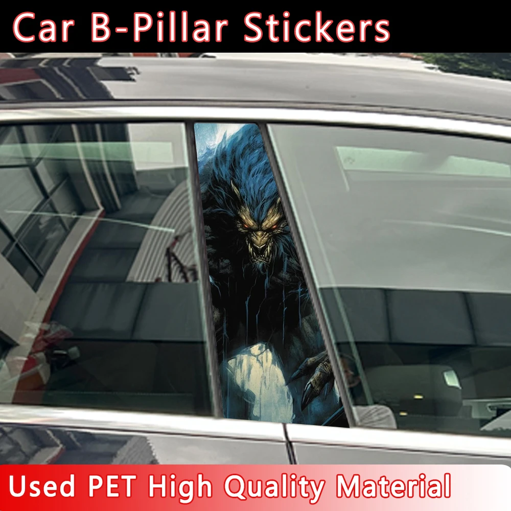 Werewolf Car Stickers Auto B Pillar Waterproof Decoration Cover Scratches DIY Car Doors Pillar Decals for All Cars Animal
Werewolf Car Stickers Auto B Pillar Waterproof Decoration Cover Scratches DIY Car Doors Pillar Decals for All Cars Animal