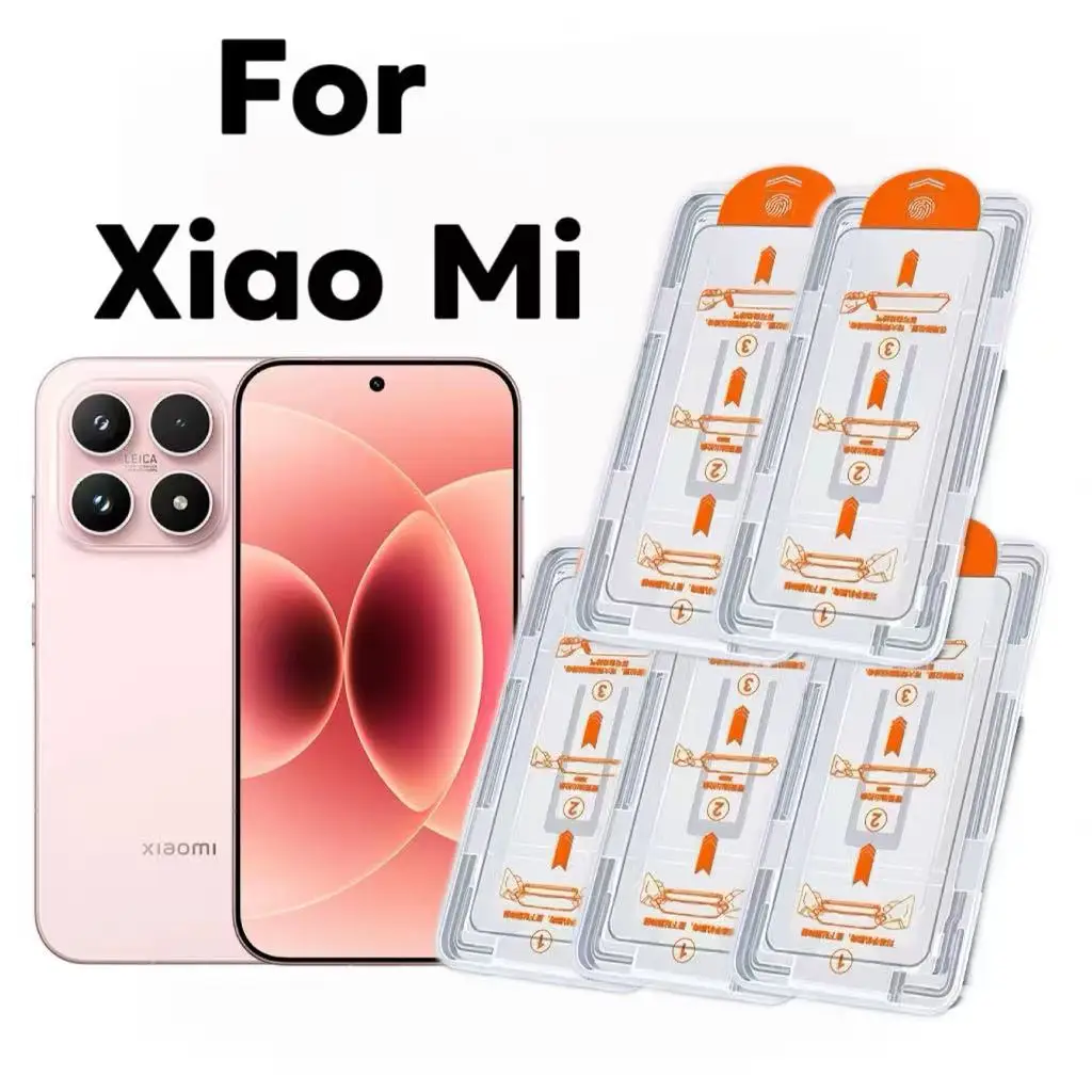Tempered Glass Screen Protector for Xiaomi 17 Series - HD Clear, 5-Pack
Tempered Glass Screen Protector for Xiaomi 17 Series - HD Clear, 5-Pack