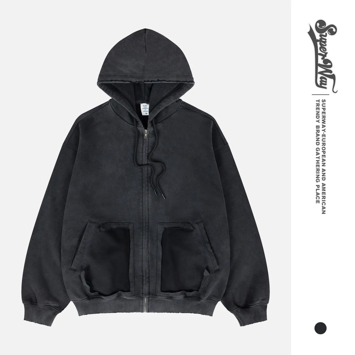 Retro Waed Paris Light Board Heavyweight Retro Fce Hooded Open Cardigan Men's Autumn Winter New Sle Casual Sweatirt
Retro Waed Paris Light Board Heavyweight Retro Fce Hooded Open Cardigan Men's Autumn Winter New Sle Casual Sweatirt
