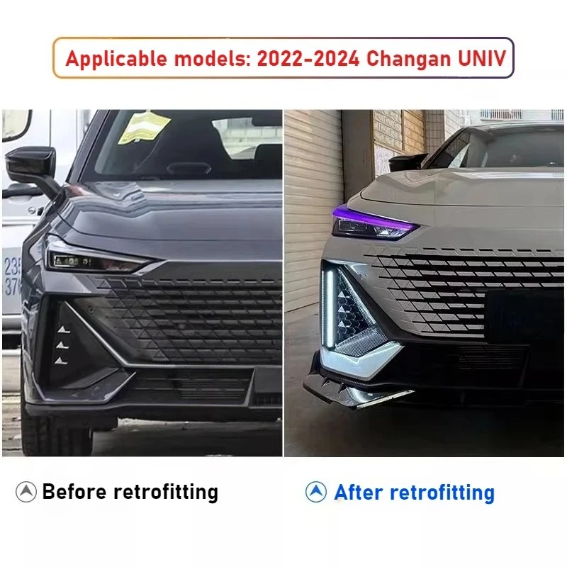 For 22-24 Changan UNIV daytime running lights modified LED daytime running lights turn signals non-destructive decorative
For 22-24 Changan UNIV daytime running lights modified LED daytime running lights turn signals non-destructive decorative