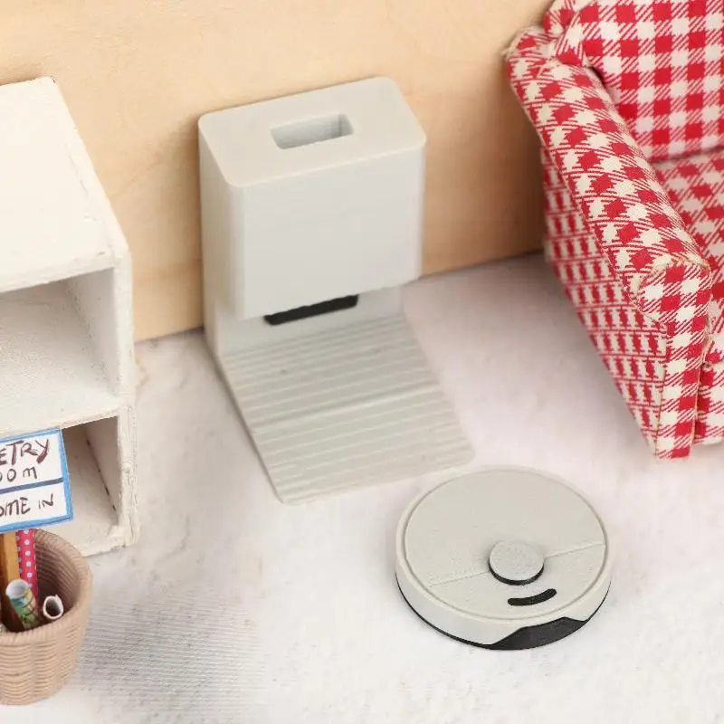 Miniature Sweeper Ornament 1:12 Dollhouse Mini Robot Vacuum Cleaner Model Dollhouse Living Room Scene Decor Pretend Play Toys
Miniature Sweeper Ornament 1:12 Dollhouse Mini Robot Vacuum Cleaner Model Dollhouse Living Room Scene Decor Pretend Play Toys