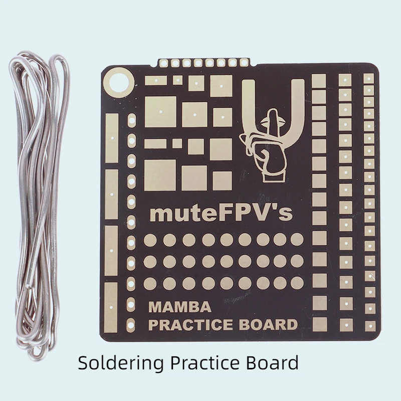 1Set For FPV Beginner Pilots Soldering Practice Board DIATONE MAMBA Improving Soldering Level DIY Parts 49X49X1.6mm
1Set For FPV Beginner Pilots Soldering Practice Board DIATONE MAMBA Improving Soldering Level DIY Parts 49X49X1.6mm
