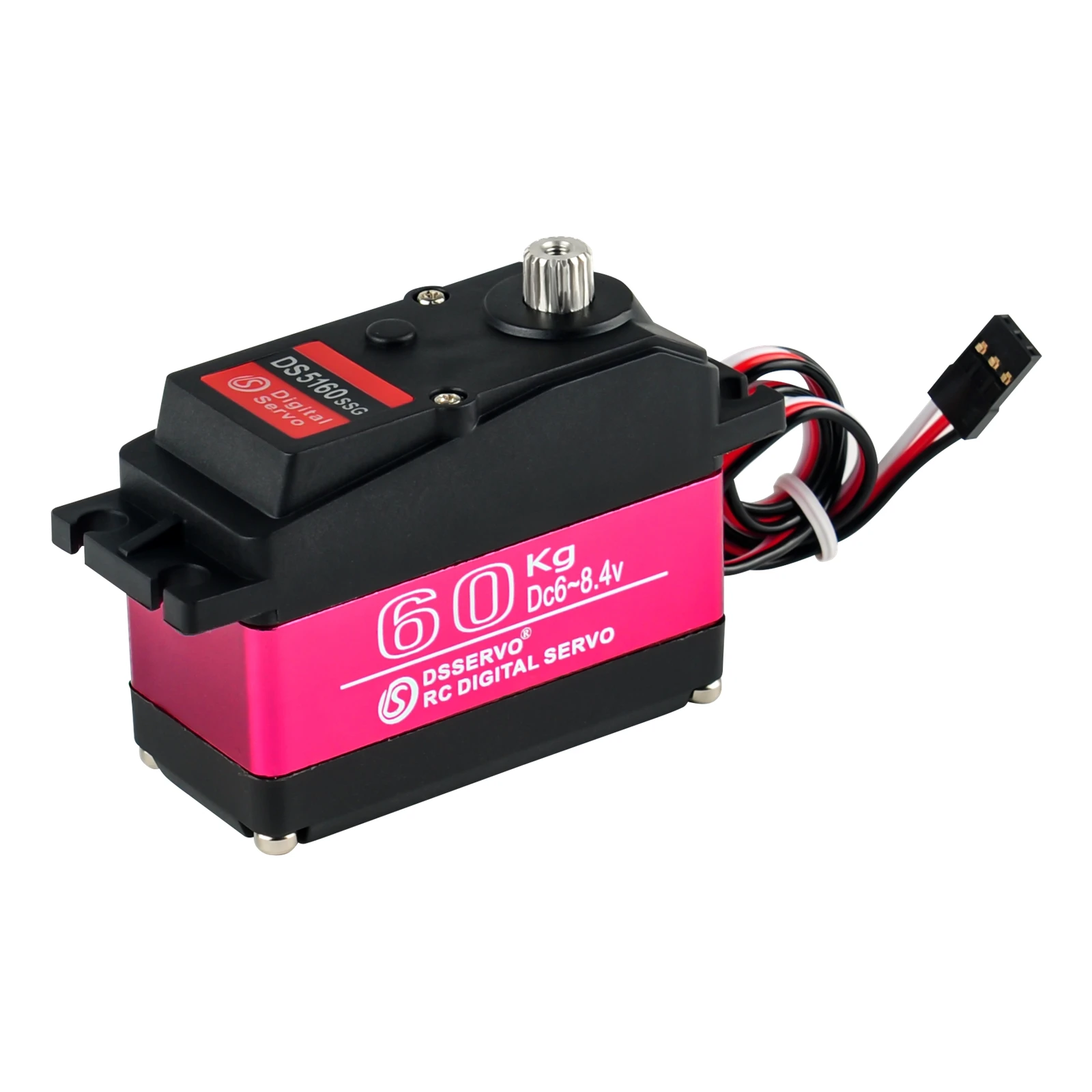 60kg.cm Digital Servo High Speed Metal Gear 180/270 Degree 7.4V Baja Waterproof with 18T Servo Arm For RC Robot Car DS5160
60kg.cm Digital Servo High Speed Metal Gear 180/270 Degree 7.4V Baja Waterproof with 18T Servo Arm For RC Robot Car DS5160