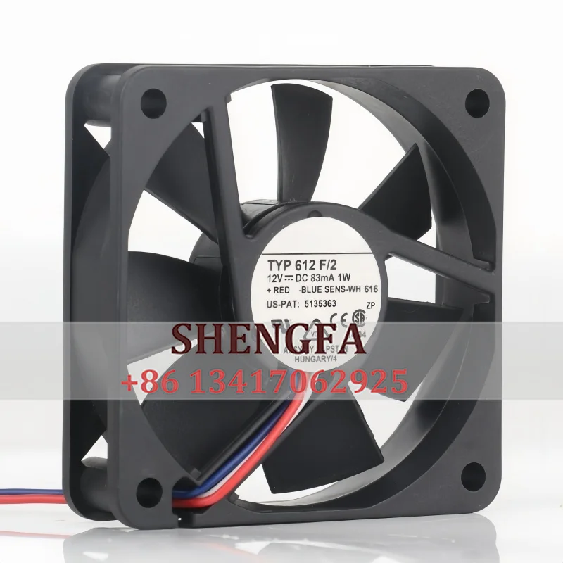 Новый немецкий 612F/612F-2/612F-2H/612 FL DC12V 1 Вт 6015 6 см высококачественный тихий вентилятор инвертор охлаждающий вентилятор 60*60*15 мм
Новый немецкий 612F/612F-2/612F-2H/612 FL DC12V 1 Вт 6015 6 см высококачественный тихий вентилятор инвертор охлаждающий вентилятор 60*60*15 мм
