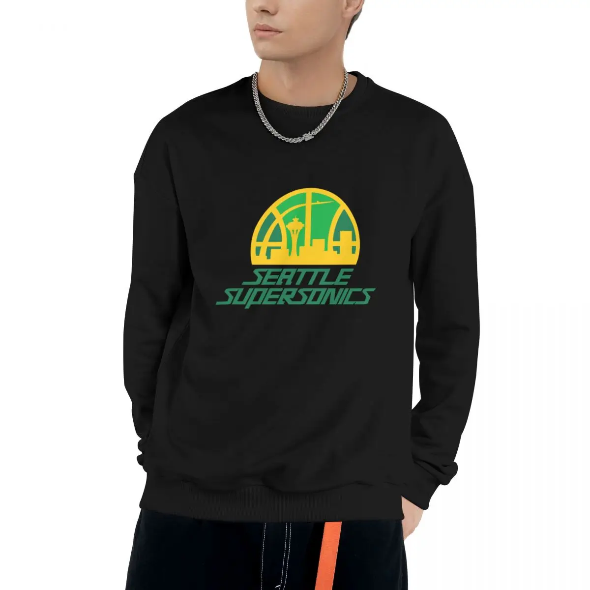 Новые повседневные свитшоты Seattle Supersonics для мужчин и женщин, хлопковые базовые толстовки, пуловер, хип-хоп
Новые повседневные свитшоты Seattle Supersonics для мужчин и женщин, хлопковые базовые толстовки, пуловер, хип-хоп