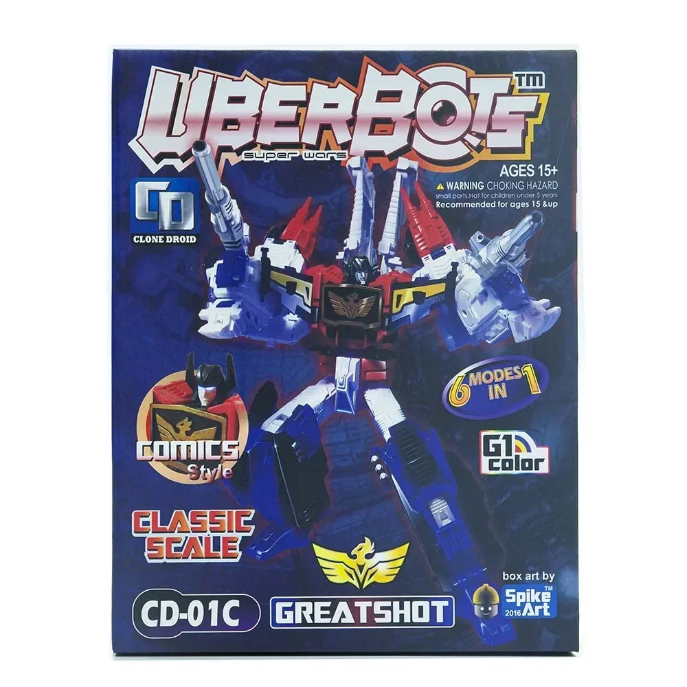 New Transformation Toys Clone Droid Toy CD-01C CD01C Justice SixShot Greatshot G1 Action Figure toy in stock
New Transformation Toys Clone Droid Toy CD-01C CD01C Justice SixShot Greatshot G1 Action Figure toy in stock