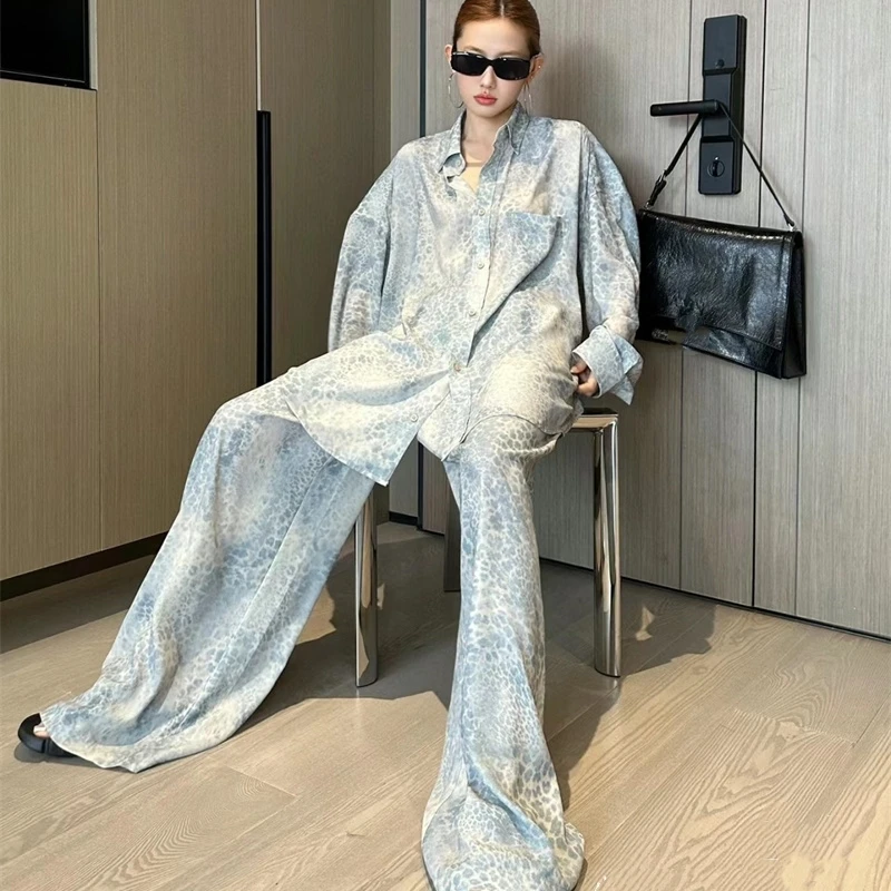 New Dark Blue Leopard Print Womens Premium Shirt High Quality Summer Oversized Shirt Casual Pants Fashion Retro Clothing
New Dark Blue Leopard Print Womens Premium Shirt High Quality Summer Oversized Shirt Casual Pants Fashion Retro Clothing