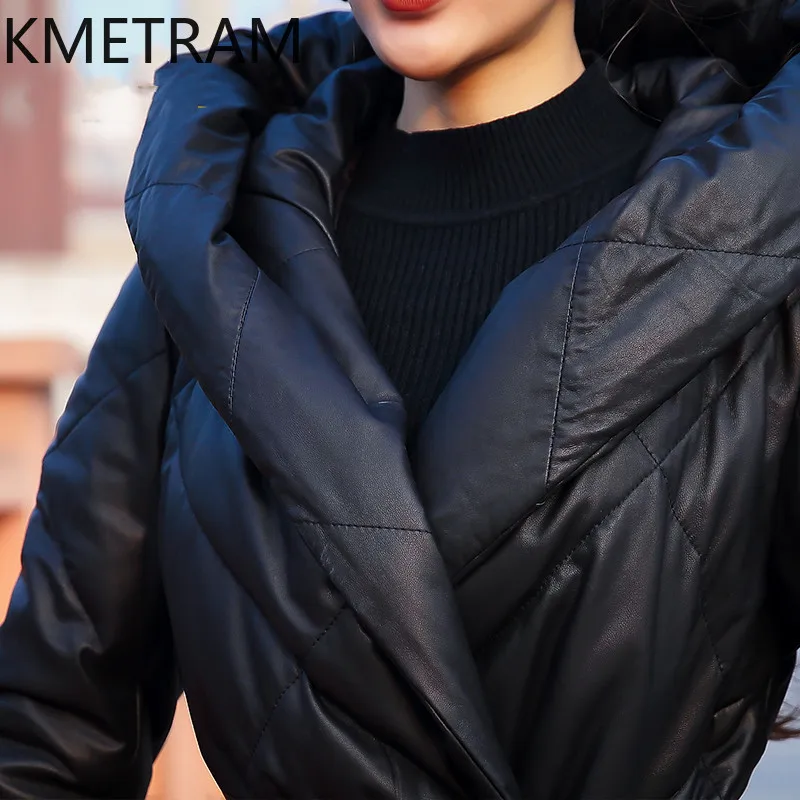 KMETRAM Genuine Sheepskin Down Jackets Women Winter Hooded Leather Puffer Jackets Warm Thick Long Down Coats 2026 Woman Clothing
KMETRAM Genuine Sheepskin Down Jackets Women Winter Hooded Leather Puffer Jackets Warm Thick Long Down Coats 2026 Woman Clothing