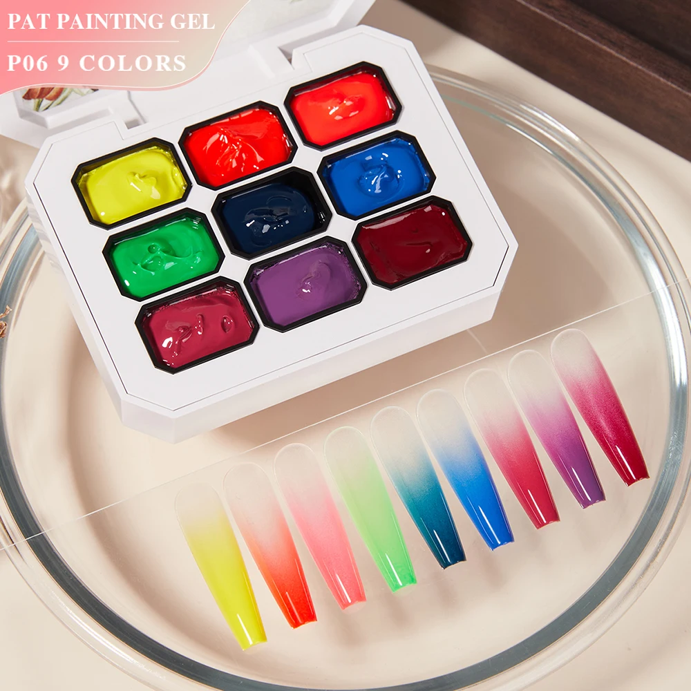 Vendeeni 9 Grid Colorful Patting Painting Gel Nail Polish Gradient UV LED Soak Off Gel Varnish Transfer Design Pat Gel Lacquer
Vendeeni 9 Grid Colorful Patting Painting Gel Nail Polish Gradient UV LED Soak Off Gel Varnish Transfer Design Pat Gel Lacquer
