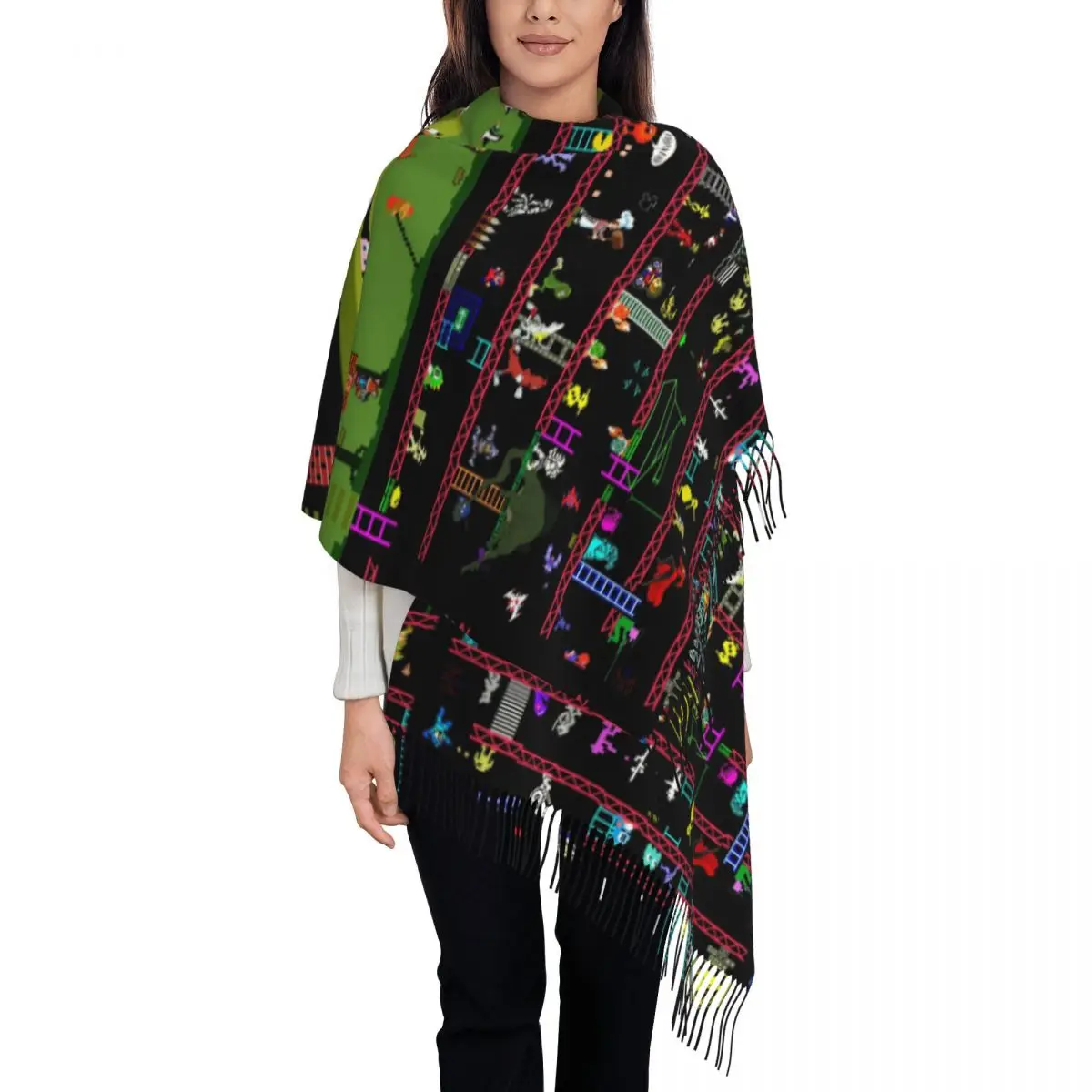 Personalized Print Donkey Arcade Game Collage Scarf Men Women Winter Fall Warm Scarves Shawls Wraps
Personalized Print Donkey Arcade Game Collage Scarf Men Women Winter Fall Warm Scarves Shawls Wraps