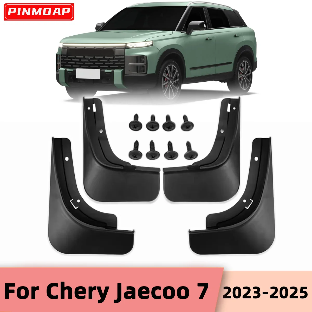 4PCS Car Tire Mudguard Fender Protector For Chery Jaecoo 7 2023-2025 Mudguards Mud Flaps Splash Guard Car Exterior Parts
4PCS Car Tire Mudguard Fender Protector For Chery Jaecoo 7 2023-2025 Mudguards Mud Flaps Splash Guard Car Exterior Parts