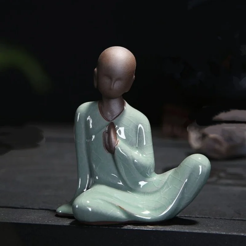 6.7" Monk Buddha Statues Tathagata Yoga Sculptures Ceramic Ornaments Decor Gift
6.7" Monk Buddha Statues Tathagata Yoga Sculptures Ceramic Ornaments Decor Gift