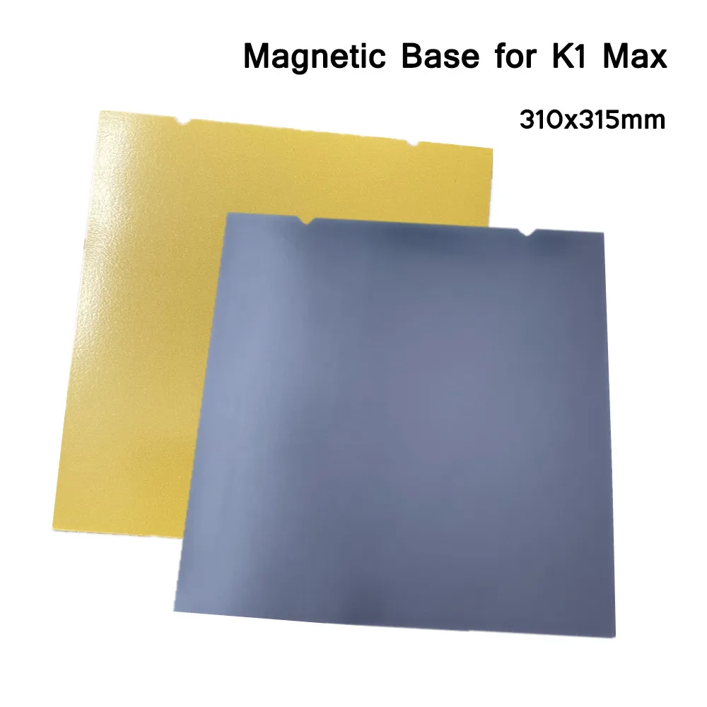 Магнитная основа для Creality K1 Max 310x315 мм, клейкая основа, 3D-принтер, аксессуары для кровати с подогревом, магнитная наклейка K1 Max, основание
Магнитная основа для Creality K1 Max 310x315 мм, клейкая основа, 3D-принтер, аксессуары для кровати с подогревом, магнитная наклейка K1 Max, основание