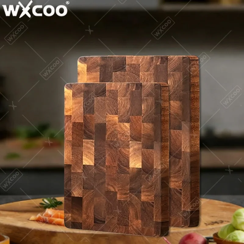 Двусторонняя кухонная разделочная доска из утолщенной древесины акации, идеально подходит для нарезки мяса, сыра, овощей, цельнодеревянная доска
Двусторонняя кухонная разделочная доска из утолщенной древесины акации, идеально подходит для нарезки мяса, сыра, овощей, цельнодеревянная доска