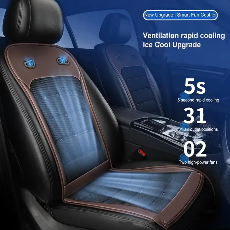 Cooling Seat Pad Summer Cool Air Seat Cushion Breathable Auto Seat Mat Trucks Chair Interior Protector Pad Auto Accessories
Cooling Seat Pad Summer Cool Air Seat Cushion Breathable Auto Seat Mat Trucks Chair Interior Protector Pad Auto Accessories