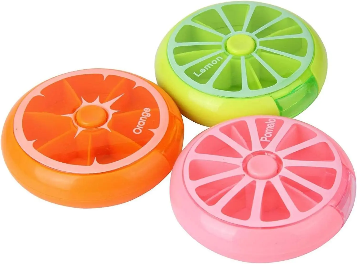 Weekly Pill Organizer, 3-Compartment Rotary Case, Fruit Style, Portable 7-Day
Weekly Pill Organizer, 3-Compartment Rotary Case, Fruit Style, Portable 7-Day