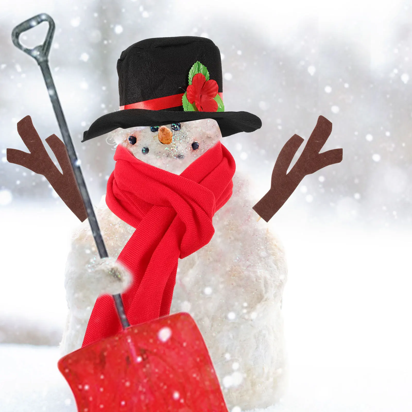 16Pcs Snowman Kit for Kids Adults Black Non-Woven Hat Red Scarf Wooden Eyes Mouth Buttons Nose Box Christmas Winter Activity
16Pcs Snowman Kit for Kids Adults Black Non-Woven Hat Red Scarf Wooden Eyes Mouth Buttons Nose Box Christmas Winter Activity
