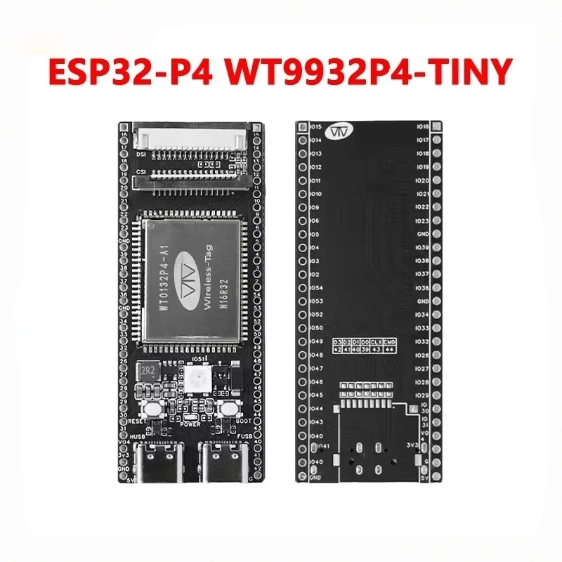 WT9932P4-TINY ESP32-P4 Development Board Compact Low Cost Rich Interfaces ESP32-P4 Core Module IoT
WT9932P4-TINY ESP32-P4 Development Board Compact Low Cost Rich Interfaces ESP32-P4 Core Module IoT