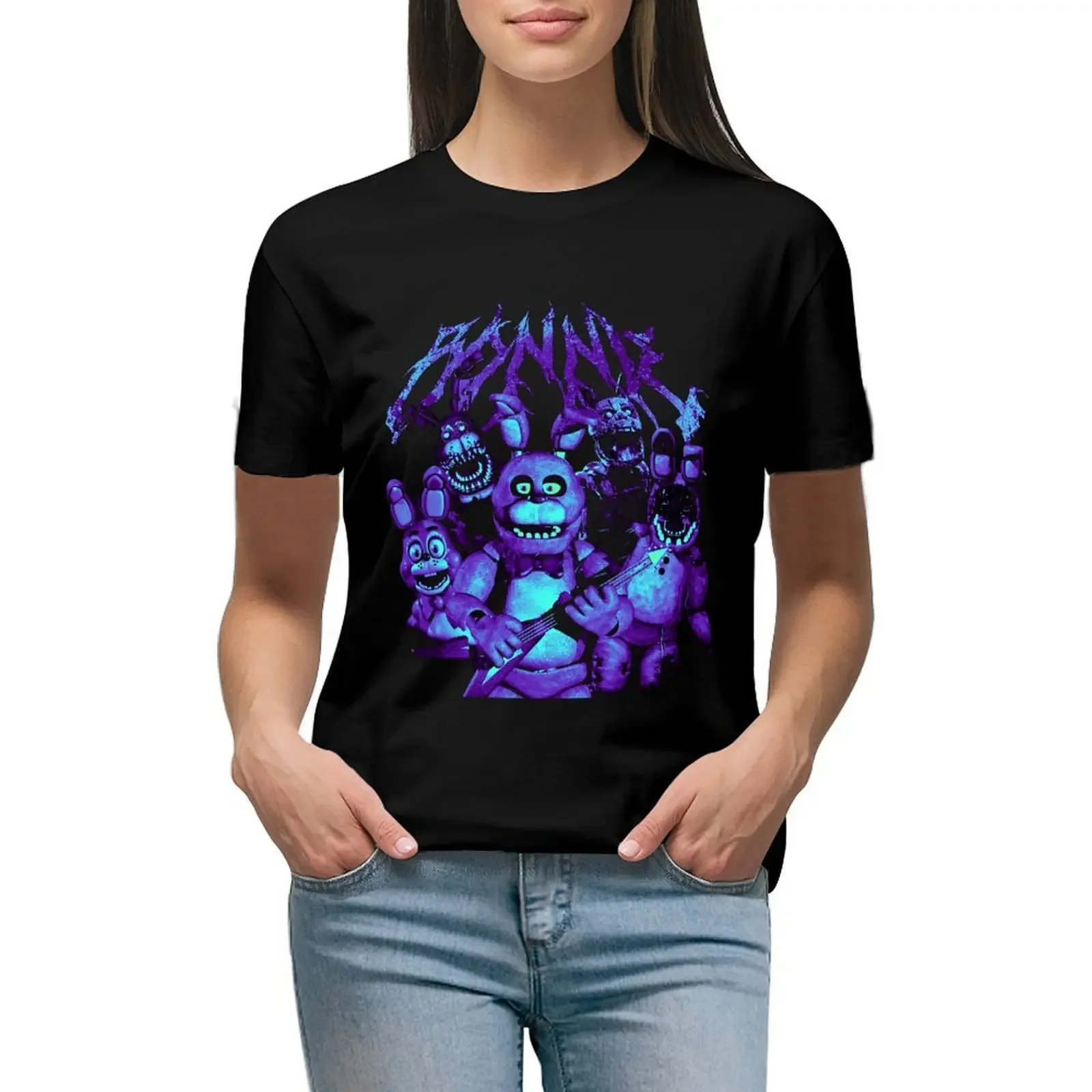 bonnie metal parody tee T-Shirt shirts graphic tees funnys animal prinfor vintage clothes cotton t shirts Women
bonnie metal parody tee T-Shirt shirts graphic tees funnys animal prinfor vintage clothes cotton t shirts Women