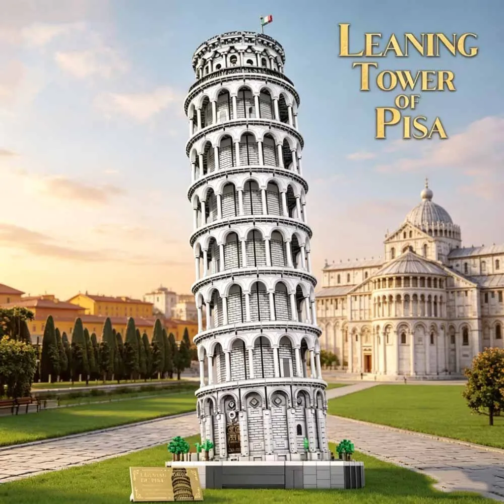 NEW The Leaning Tower of Pisa Modular Street View Building Block Famous Europe Architecture Toy For Adults Fan Christmas Gifts
NEW The Leaning Tower of Pisa Modular Street View Building Block Famous Europe Architecture Toy For Adults Fan Christmas Gifts