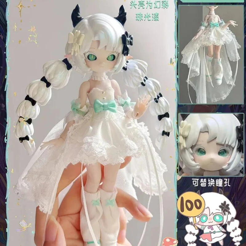 Authentic 1/12 Bjd Doll Mushroom Themed Articulated Blind Box Collectible Removable Pu Dress Desktop Ornament Girl Birthday Gift
Authentic 1/12 Bjd Doll Mushroom Themed Articulated Blind Box Collectible Removable Pu Dress Desktop Ornament Girl Birthday Gift