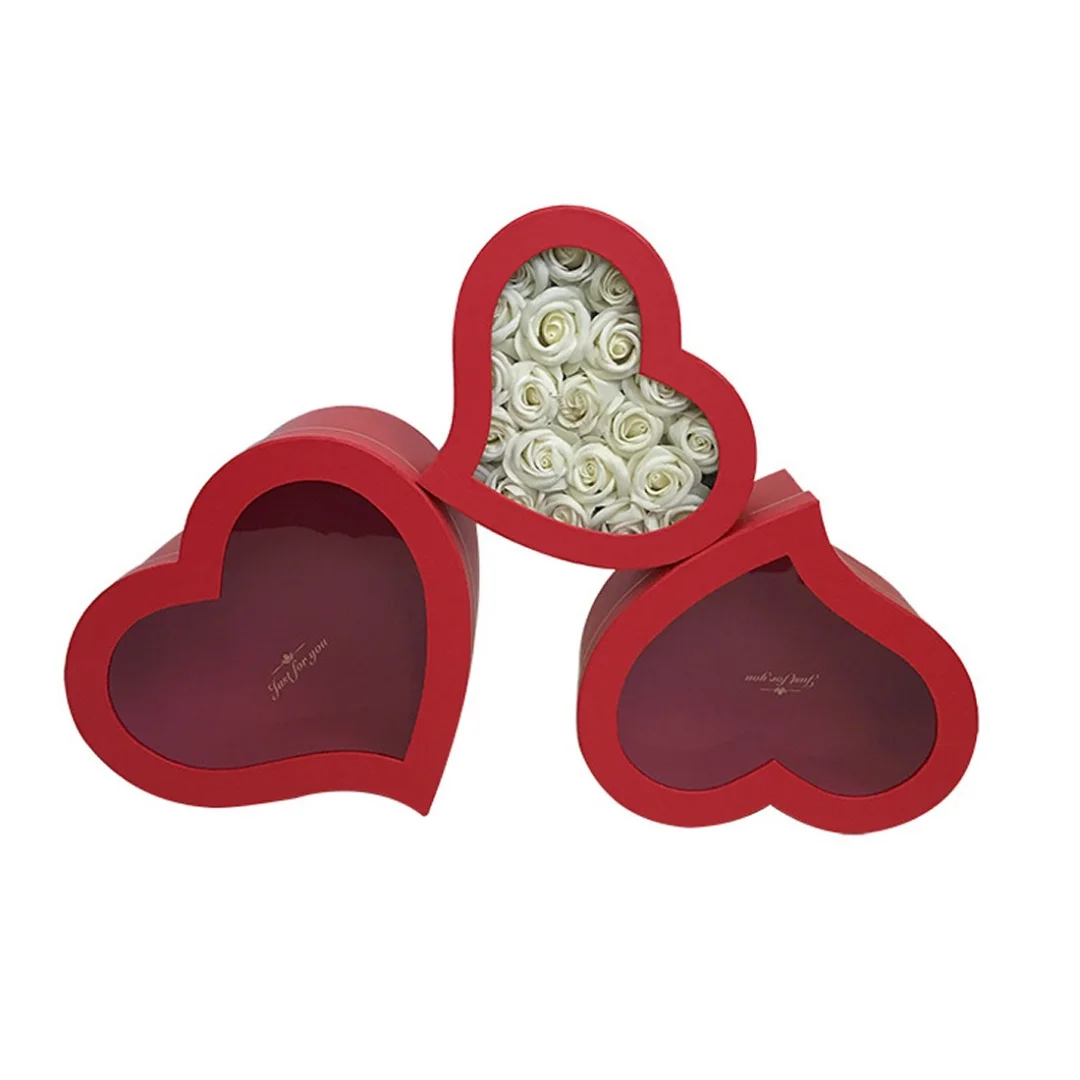 Clearance sale 3pcs/set heart-shape PVC Transparent window flowrist packing flowers gift box,weddiing party Valentine's day gift
Clearance sale 3pcs/set heart-shape PVC Transparent window flowrist packing flowers gift box,weddiing party Valentine's day gift