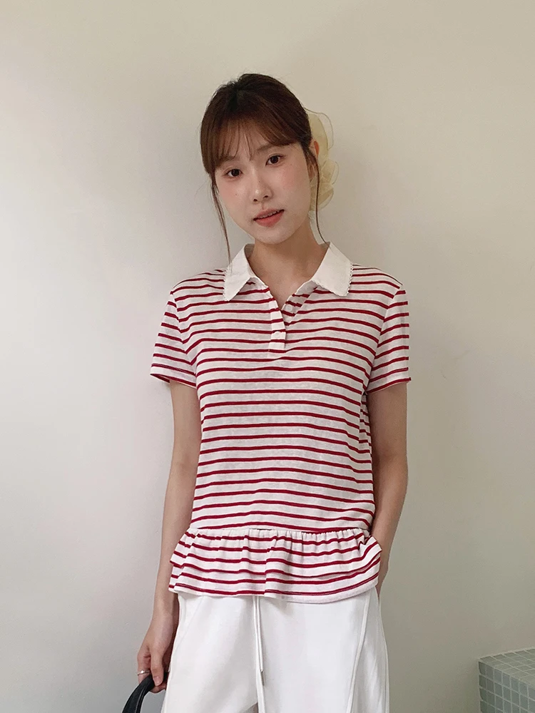 Женская футболка Boran Casual в полоску с коротким рукавом, новинка лета 2025, универсальный свободный топ, стройнящий силуэт, из смесового хлопка и полиэстера, комфортный
Женская футболка Boran Casual в полоску с коротким рукавом, новинка лета 2025, универсальный свободный топ, стройнящий силуэт, из смесового хлопка и полиэстера, комфортный