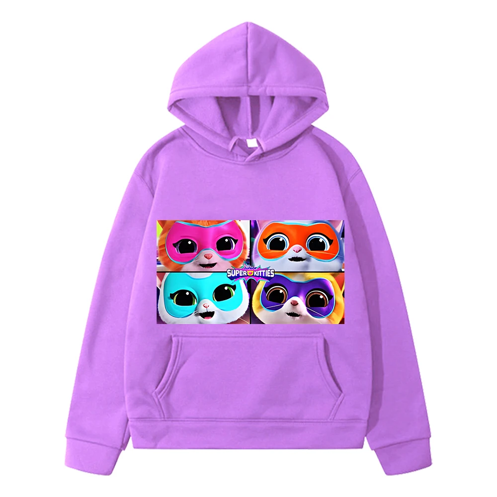 Super Kitties Children Autumn Fleece Sweatshirt pullover y2k sudadera boy clothes Casual Jacket anime hoodies kids clothes girls
Super Kitties Children Autumn Fleece Sweatshirt pullover y2k sudadera boy clothes Casual Jacket anime hoodies kids clothes girls