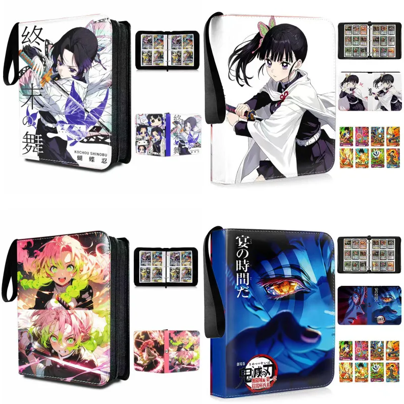 400/900pcs Demon Slayer Card Album Book Folder 4/9 Card Slots Collections Zipper Double Pocket Card Binder Holder
400/900pcs Demon Slayer Card Album Book Folder 4/9 Card Slots Collections Zipper Double Pocket Card Binder Holder