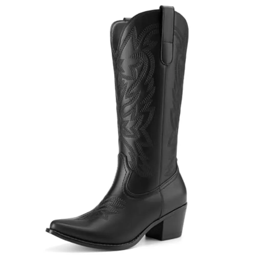 Cowboy Cowgirl Boots for Women Fashion Low Chunky Heel Snip Toe Embroidery Western Mid Calf Boots
Cowboy Cowgirl Boots for Women Fashion Low Chunky Heel Snip Toe Embroidery Western Mid Calf Boots