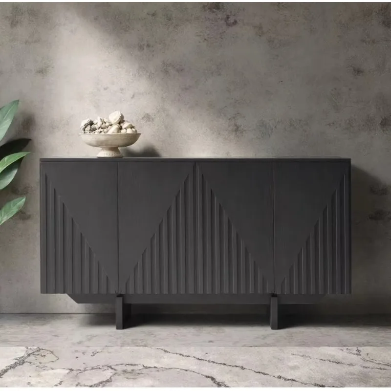 simple walnut storage, multi-layer cabinet with door, household tea cabinet, wall partition decorative cabinet
simple walnut storage, multi-layer cabinet with door, household tea cabinet, wall partition decorative cabinet